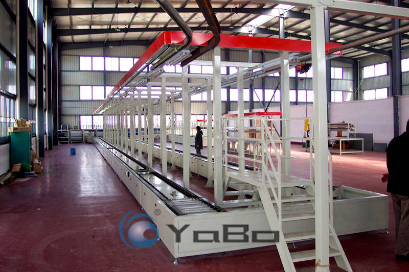 Automobile engine assembly line