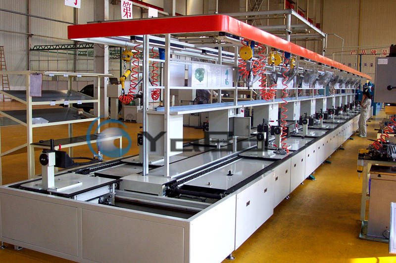 Automobile engine assembly line
