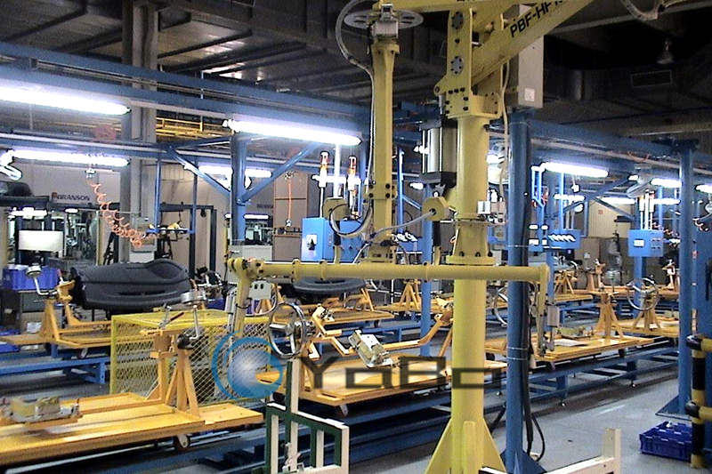 Automobile instrument panel production line
