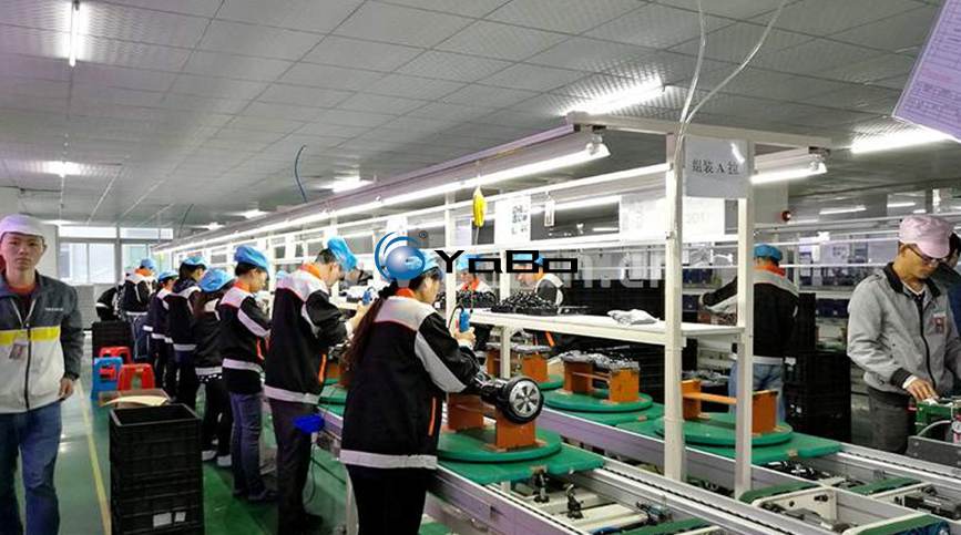 hoverboard production line